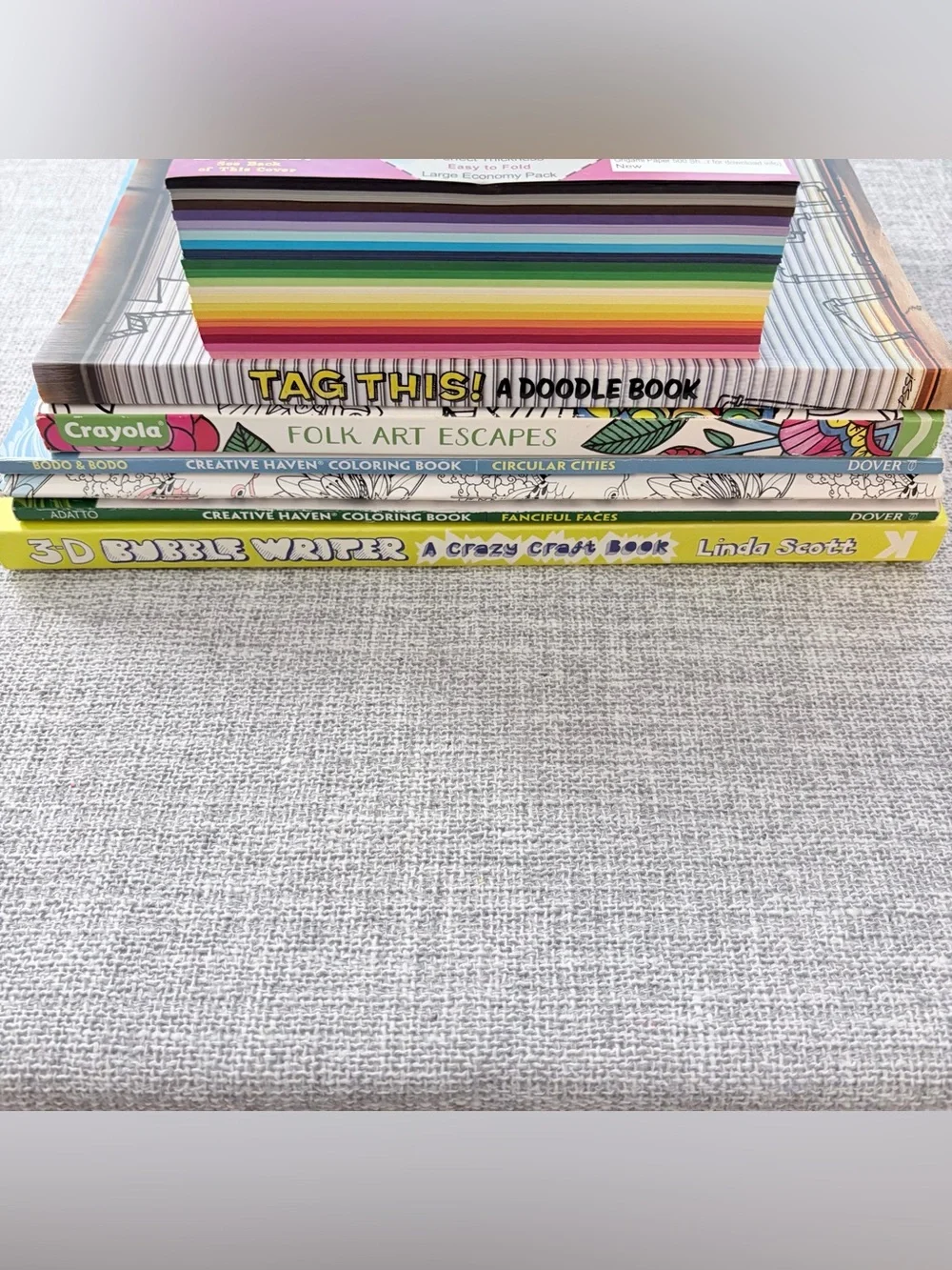 NEW Art|Activity 7-piece Bundle - 6 Books + Origami Sheets